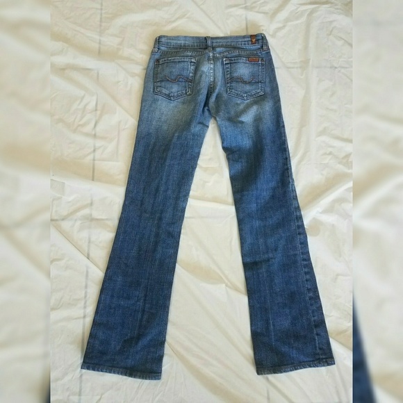 Womens 7 Seven For All Mankind Bootcut Jeans 29x30 - Picture 1 of 5